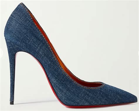 simple pump christian louboutin|christian louboutin denim pumps.